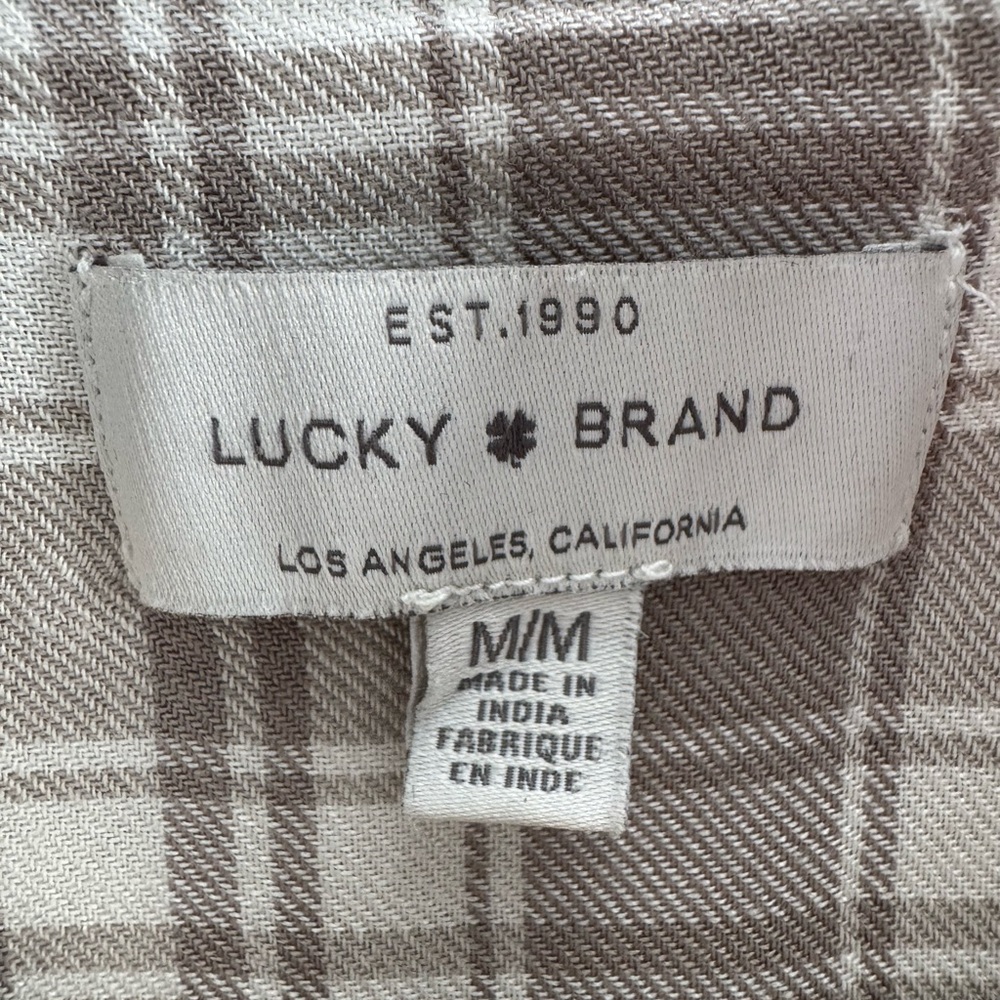 Lucky Brand Women’s Plaid Button-Down Shirt (Size M) - Picture 3 of 5